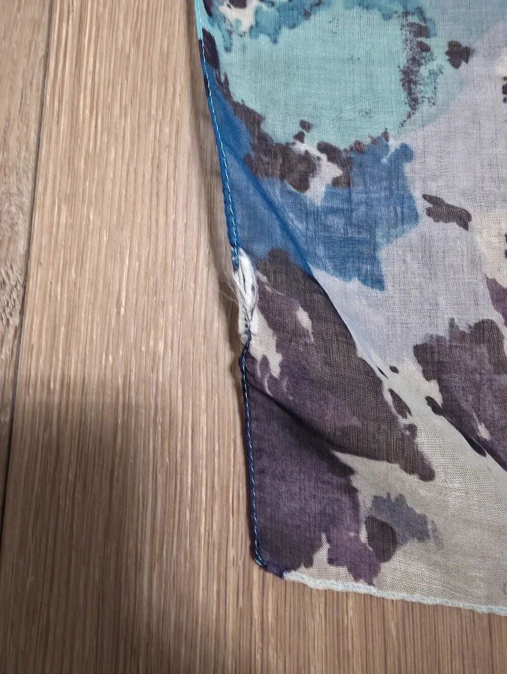 Floral Watercolor Scarf